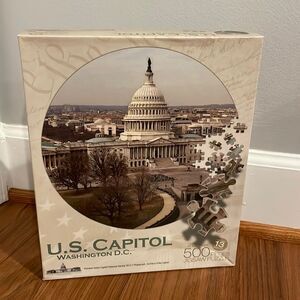 US Capitol Puzzle | 500 pieces | Round shape